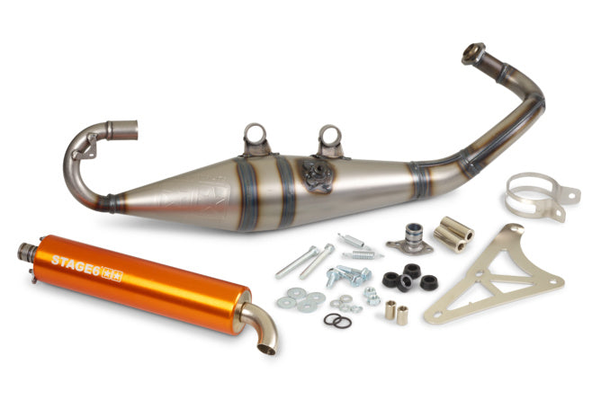Exhaust Stage6 Pro Replica MK2 Orange Piaggio