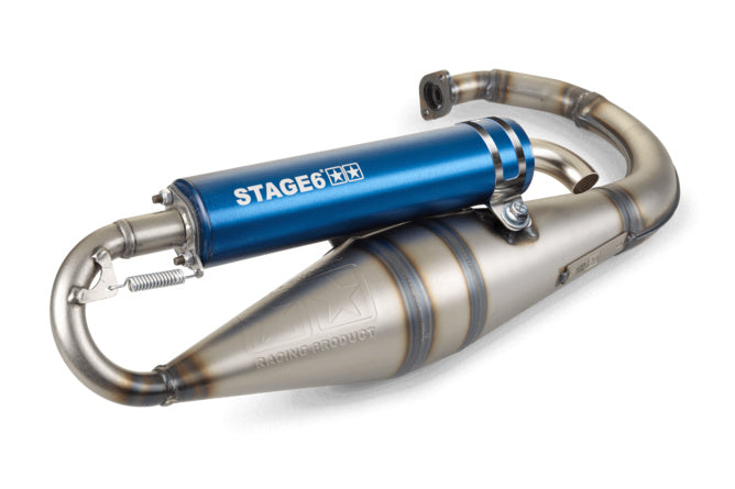 Exhaust Stage6 Pro Replica MK2 Blue Minarelli vertical