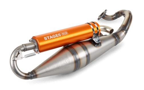Exhaust Stage6 Pro Replica MK2 Orange Minarelli horizontal / China 2-stroke