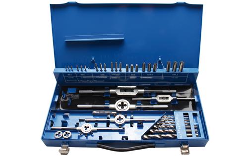 Tap and Die Set BGS M3 - M12 44 pcs.