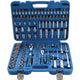Socket Set wave BGS 6.3 mm (1/4") + 12.5 mm (1/2") drive 108 pcs.