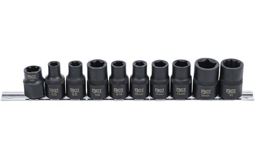 Socket Set BGS car 3- 5- 6- 10-point 10 pcs.