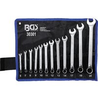 Combination Wrench Set BGS offset 6 - 22 mm 12 pcs.