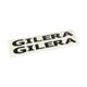 Stickers x2 Gilera 32x4 cm Black