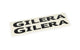 Stickers x2 Gilera 32x4 cm Black
