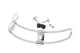 Crash Bars front Buzzetti chrome Vespa LX / LXV 50 / 125 / 150 2- / 4-stroke