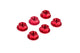 Nuts M6 (x6) red