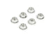 Nuts M6 (x6) silver