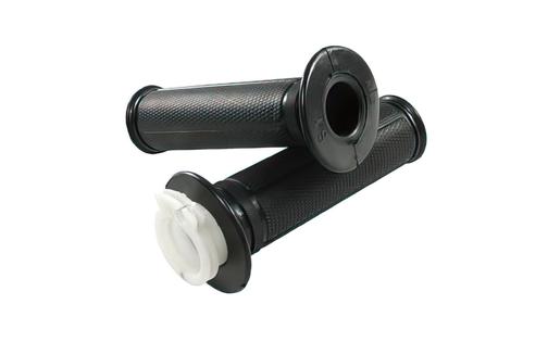 Grips left / right black with throttle sleeve GY6