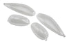 Indicator + Taillight Lens Set STR8 Piaggio NRG MC² white