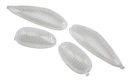 Indicator + Taillight Lens Set STR8 Piaggio NRG MC² white