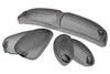 Indicator Lens Set STR8 with taillight Piaggio Typhoon / NRG black