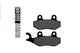 Brake Pads Galfer semi-metallic Kymco Agility