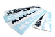 Sticker Malossi "MHR" 17cm white