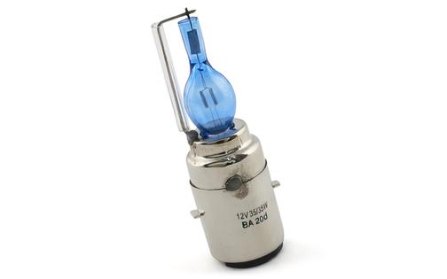 Headlight Bulb BA20D - 12V35W blue