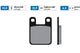 Brake Pads Polini Original Derbi / Peugeot / Rieju