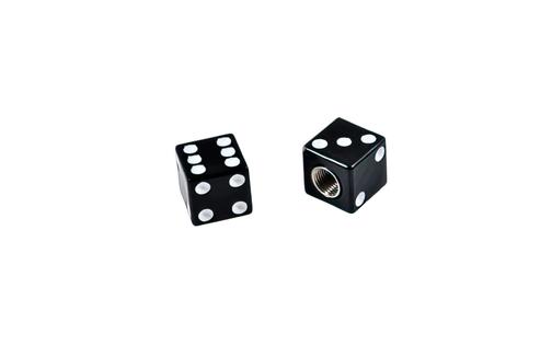 Valve Caps Dice black