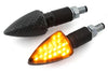 Indicator Set LED Black Line carbon look