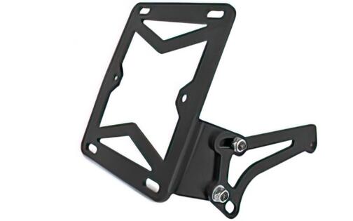 License Plate Holder Piaggio / Peugeot horizontal matte black