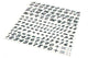 Sticker Sheet black italic and gothic