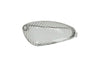 Indicator Lens, front left, black, Gilera Runner