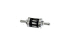 Fuel Filter 6mm chrome/black