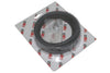 HQ Fuel Hose w/ 5 clips d.5mm x 1M black