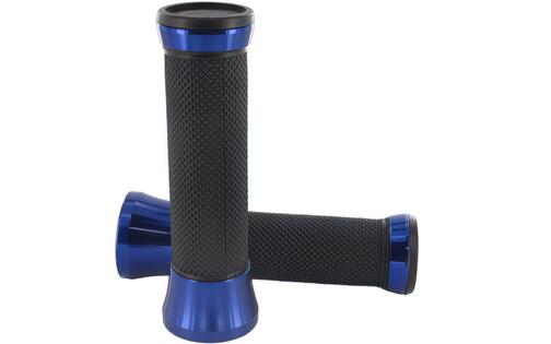 Grips STR8 CNC black / blue