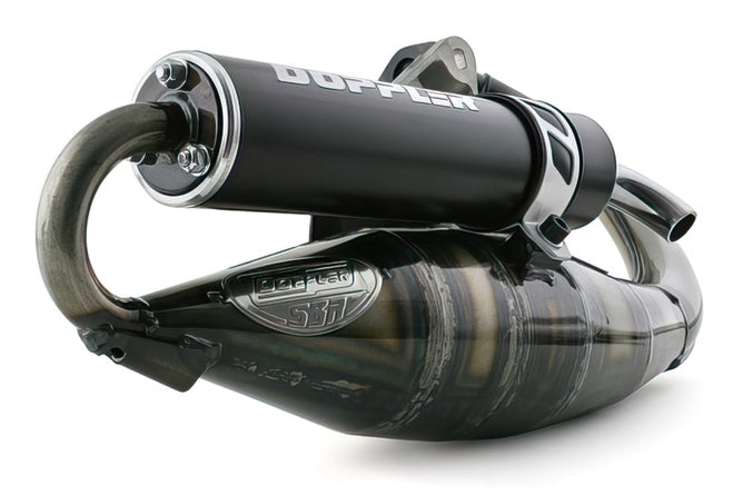 Exhaust Doppler S3R Evolution Minarelli vertical black