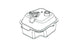 Fuel Tank original Kymco Agility 50cc 4-stroke 12"