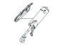 Exhaust Kymco Agility 50cc 4-stroke 10 inch