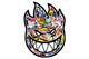 Sticker Fire Face Sticker Bomb
