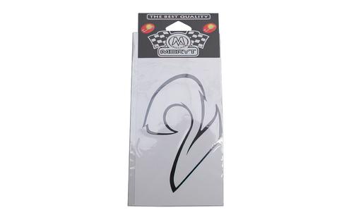 Number Sticker "2" white (9cm)