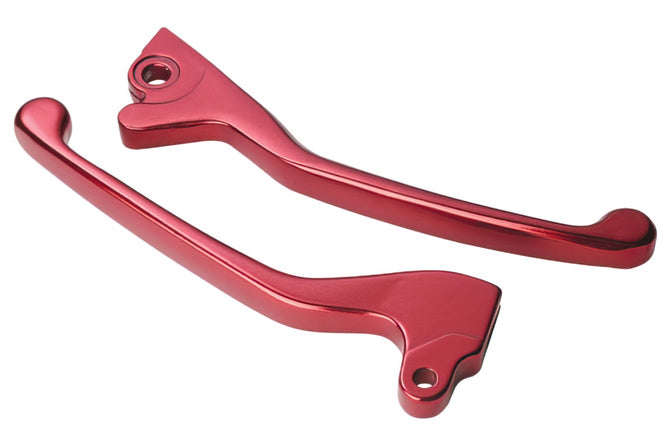 Brake Lever Set (Grimeca) Piaggio Zip / NRG / Runner red