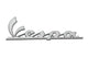Badge Vespa 2011 chrome 100mm x 35mm