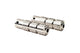 Foot Pegs knurled silver