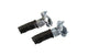 Foot Pegs rear swiveling oval black