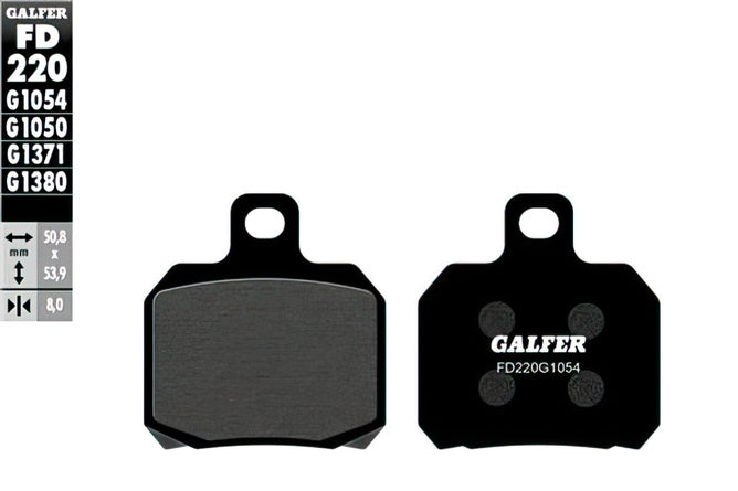 Brake Pads Galfer semi-metallic Peugeot Speedfight