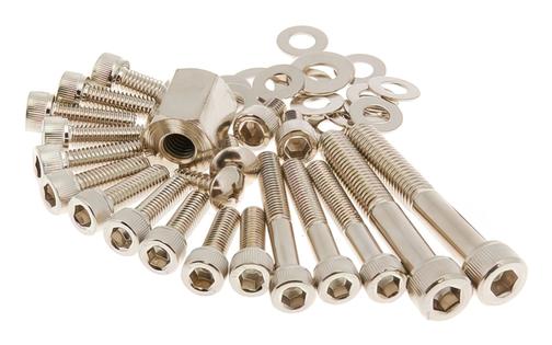 Dress-Up Screw Kit Yamaha BW's NG steel/chrome