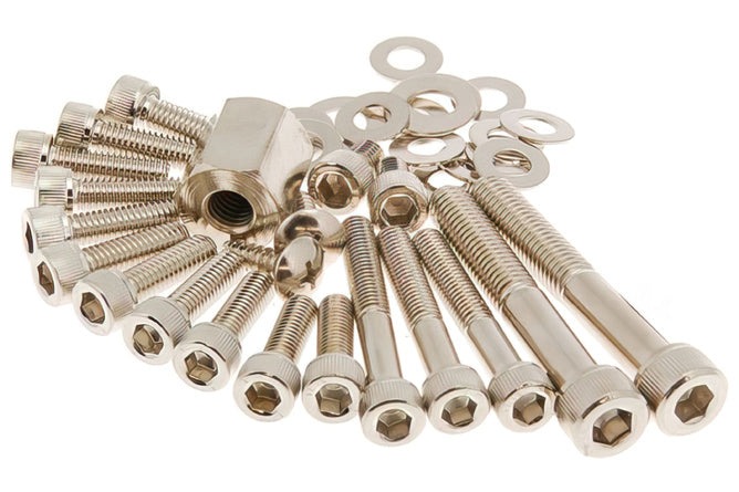 Dress-Up Screw Kit Yamaha BW's NG steel/chrome