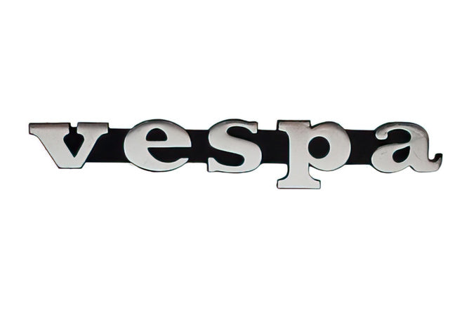 Badge Vespa black/chrome