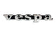 Badge Vespa black/chrome