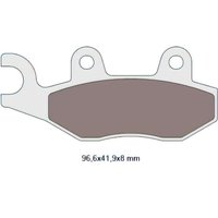 Brake Pads organic Kymco 50/125cc