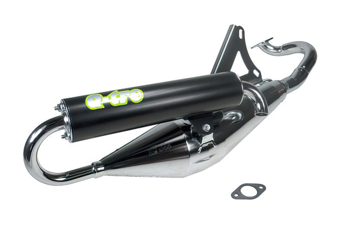 Exhaust Tecnigas Q-TRE Minarelli horizontal chrome