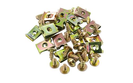 Fairing Screws + Clips M4x10 universal x20