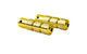 Foot Pegs knurled gold