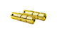 Foot Pegs knurled gold