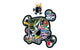 Sticker Skull Sticker Bomb
