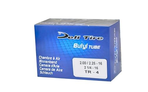 Inner Tube Deli 2 1/4 x16 VS straight valve with nut