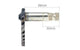 Kickstart Shaft 56mm / 30mm GY6 50cc / 139QMB